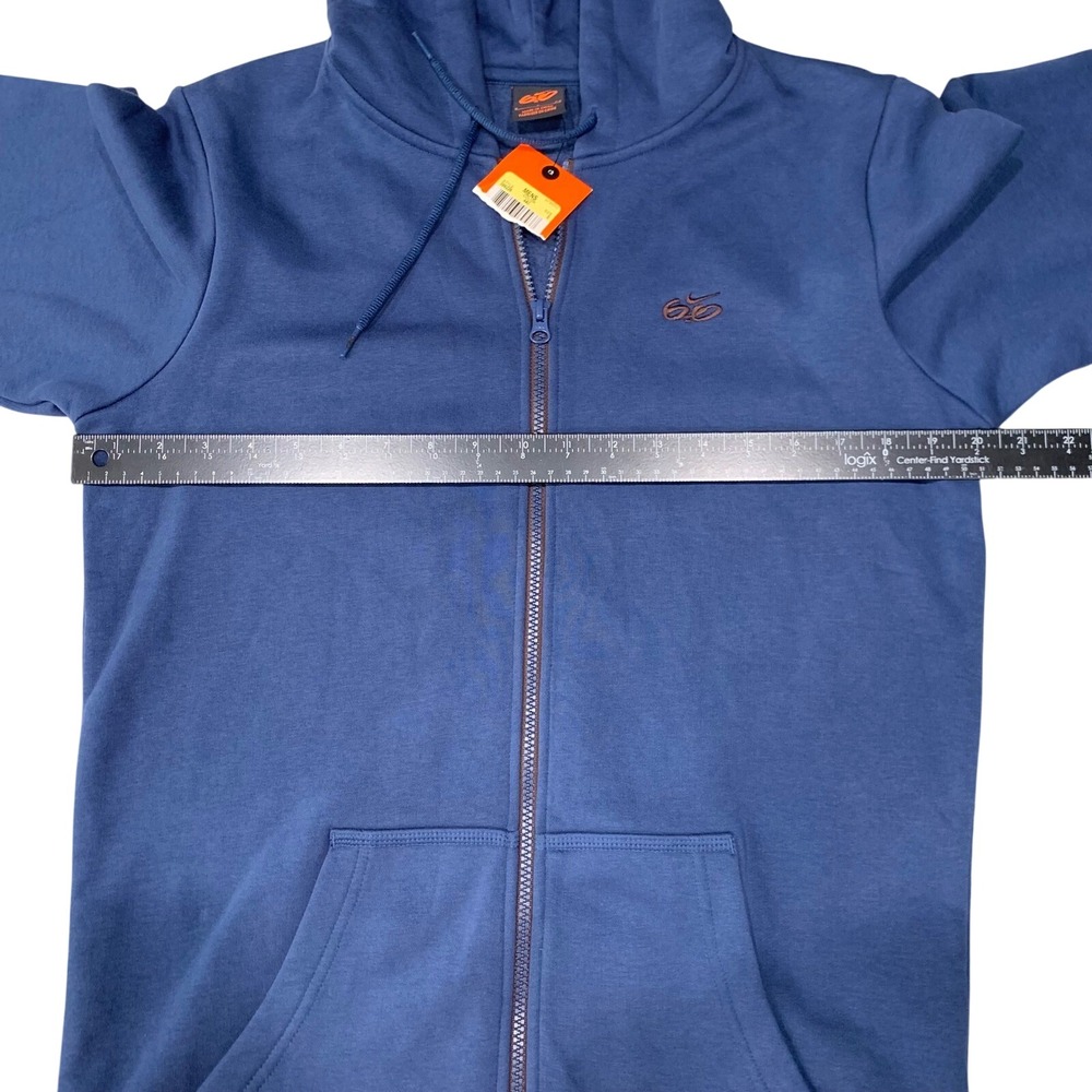 Nike 6.0 Full Zip Hoodie Men's Small Navy Blue Skateboarding Y2K Vintage NWT - Picture 7 of 11